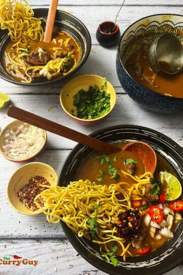 Thai beef khao soi
