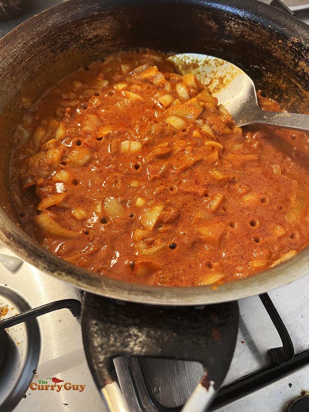Simmering sauce for lamb saag