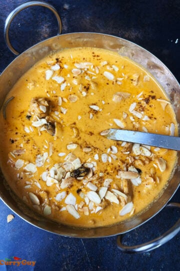 Chicken pasanda from scratch