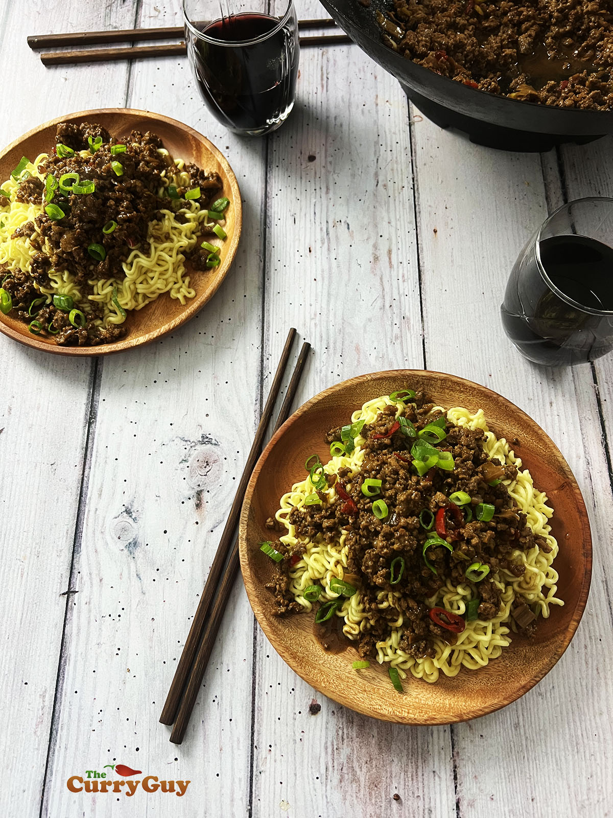 Dan Dan Noodles also known as Szechuan noodles