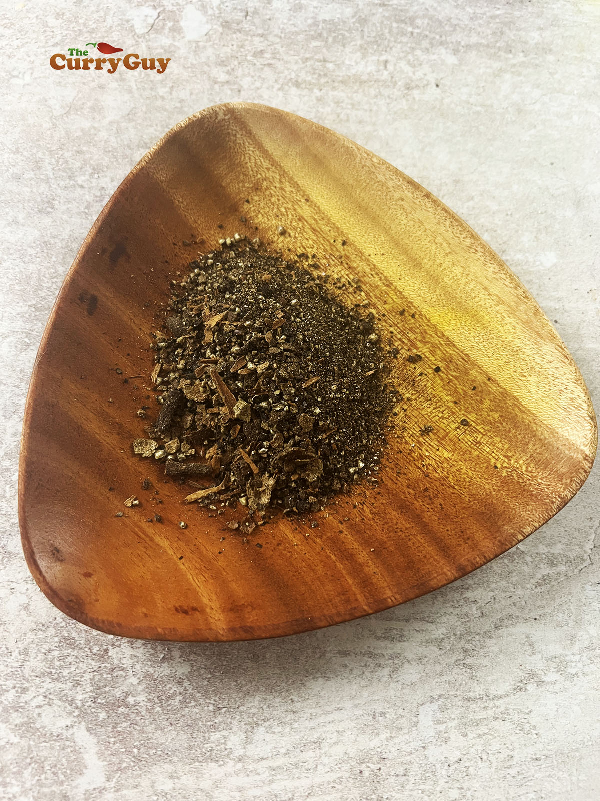 Ground spices for the pork pibil marinade.