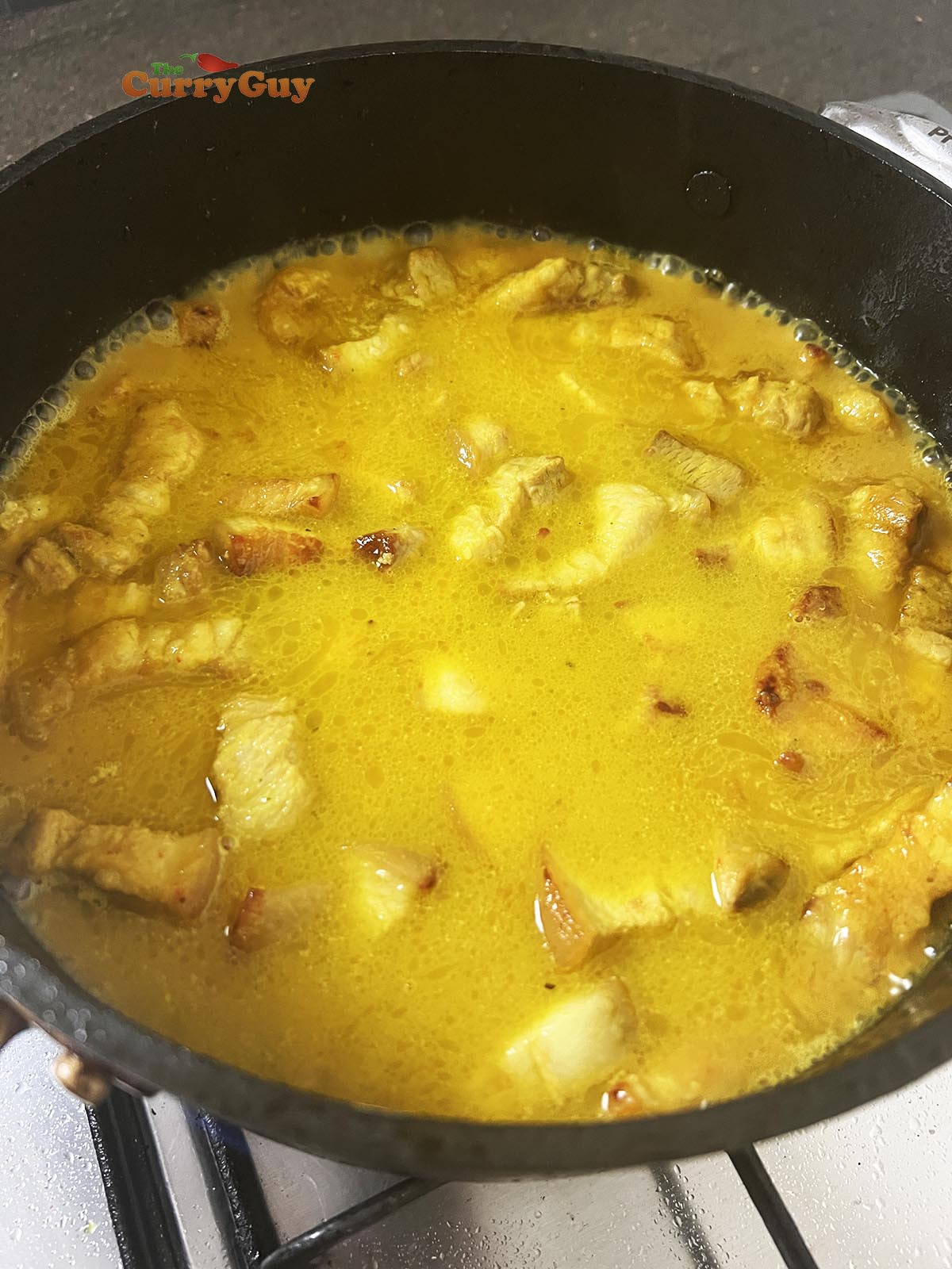 Cover the meat with water