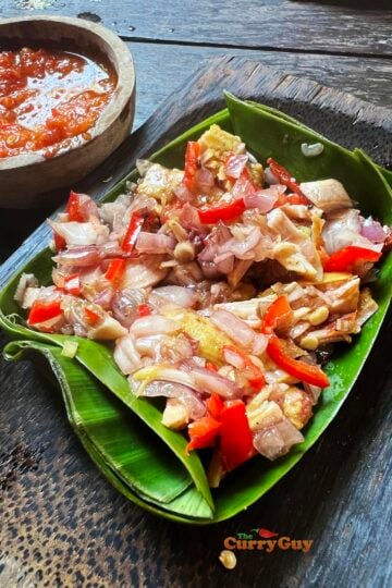 Indonesian chicken with sambal matah