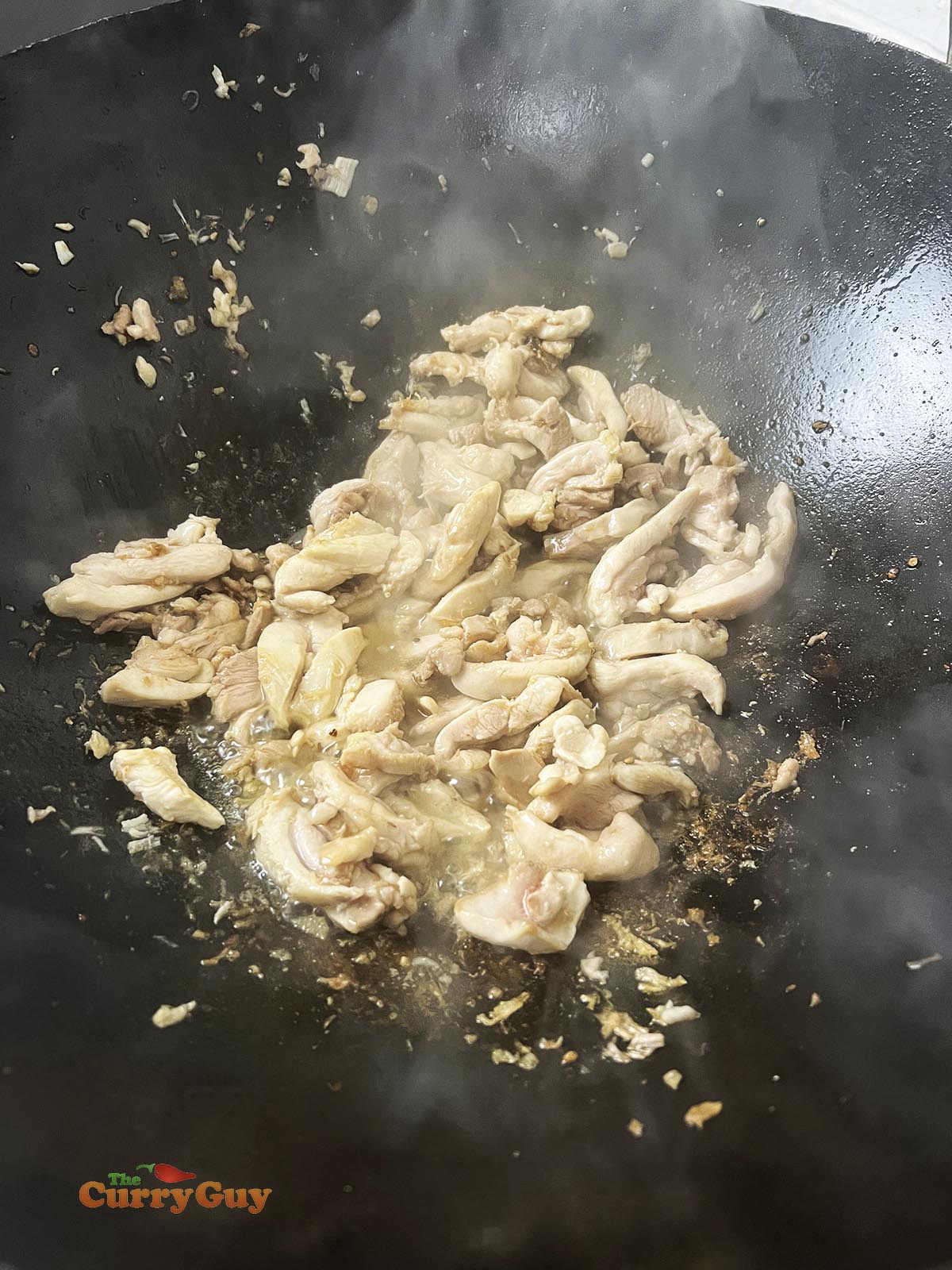 Frying chicken