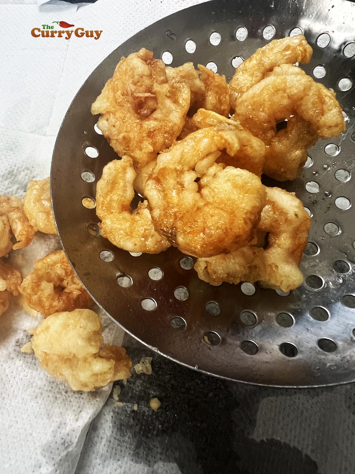 Fried prawns