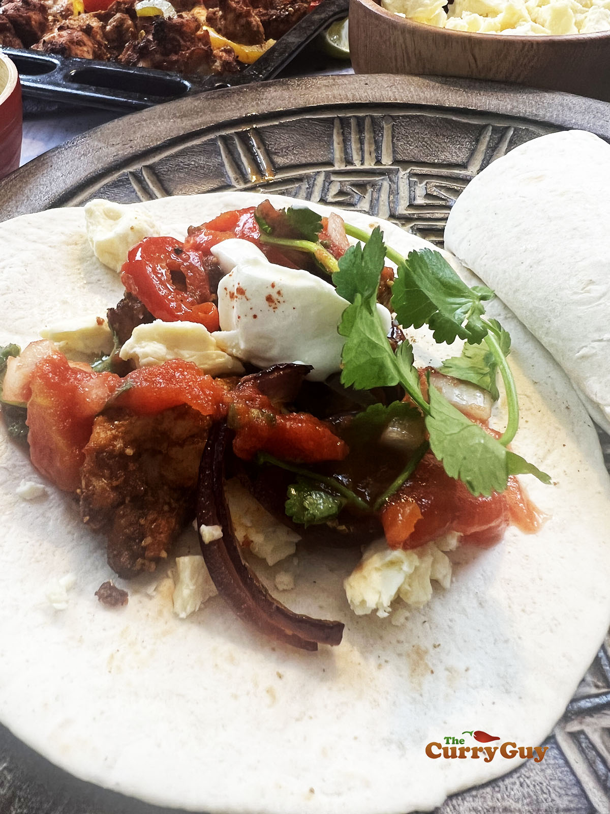 Sheet pan chicken fajita