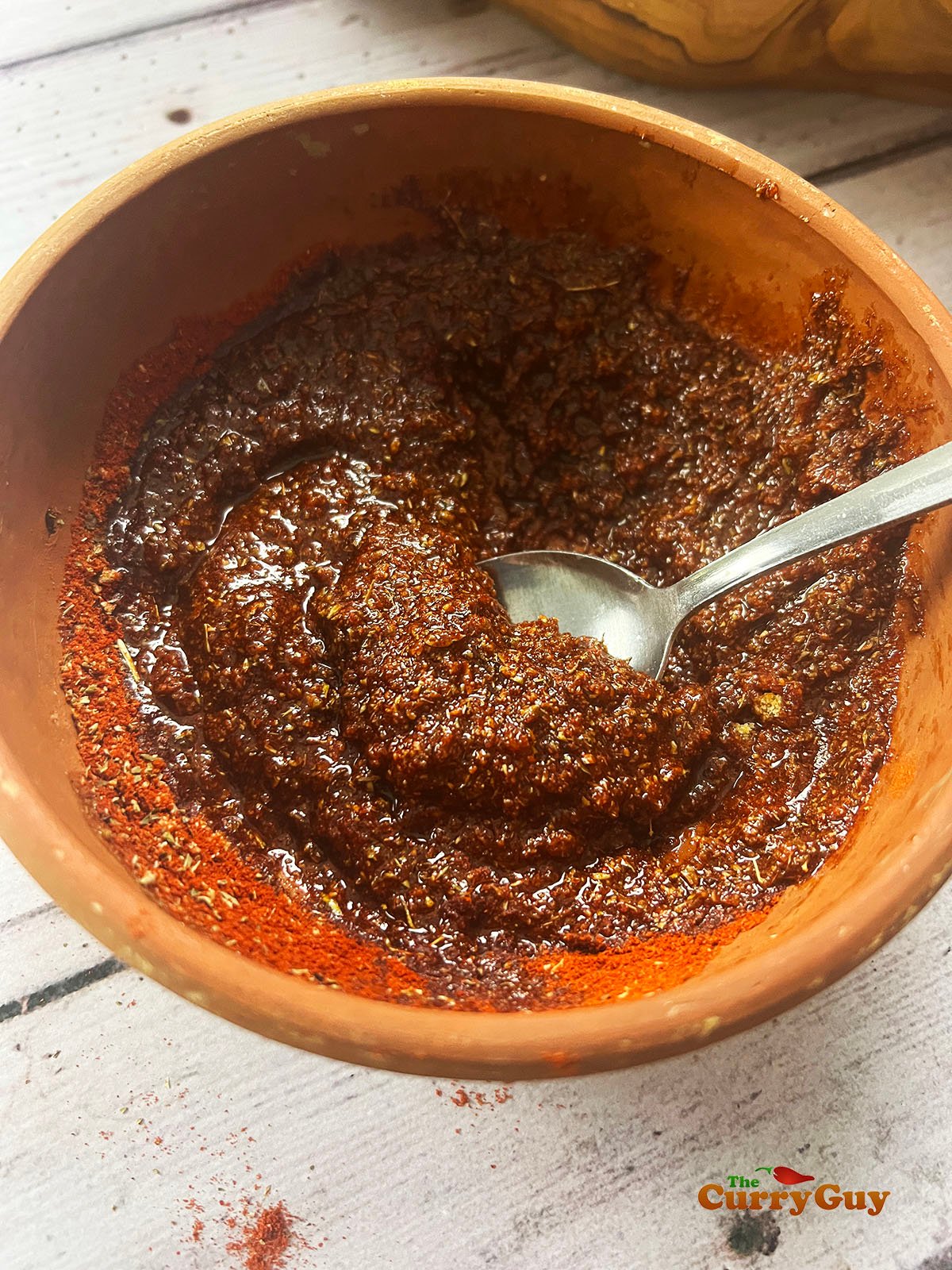 The marinade ingredients all stirred and ready