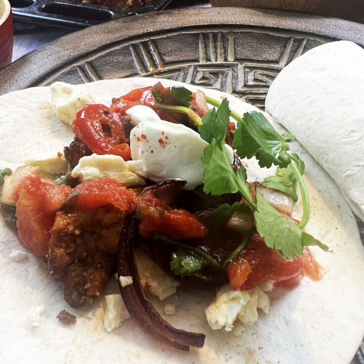 sheet pan chicken fajitas