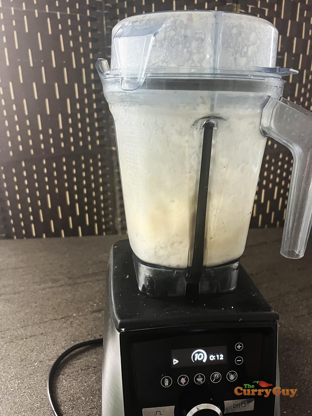 Blending aromatic ingredients together.