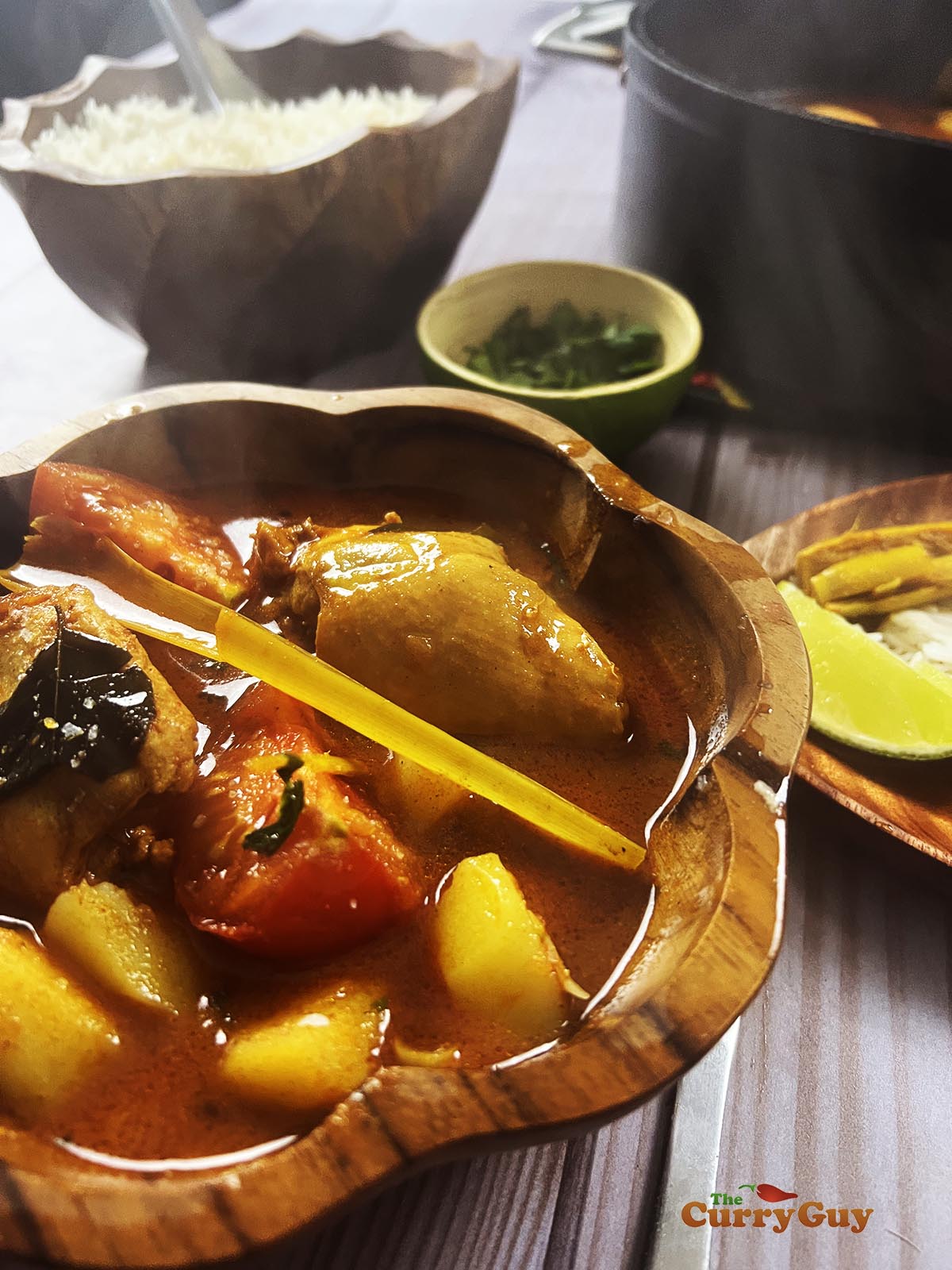 Malaysian chicken curry - kari ayam