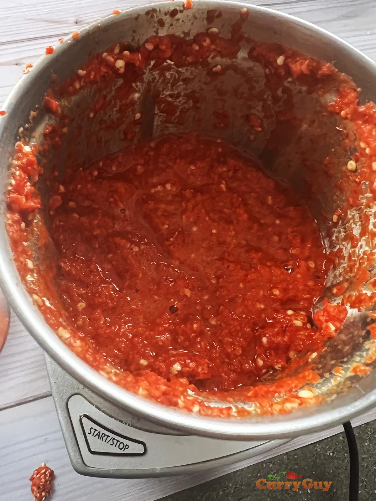 Grind it all in a food processor or pestle and mortar.