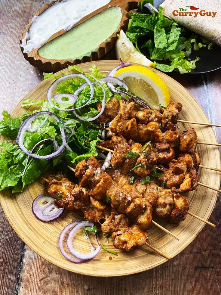 Air fryer chicken tikka