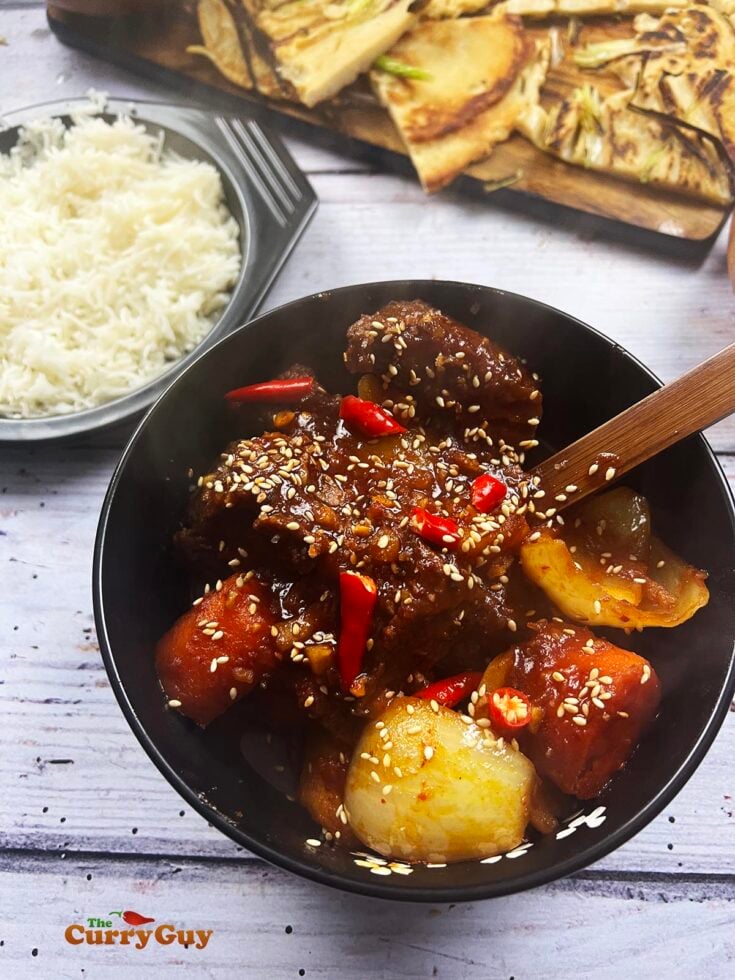 Korean braised beef stew