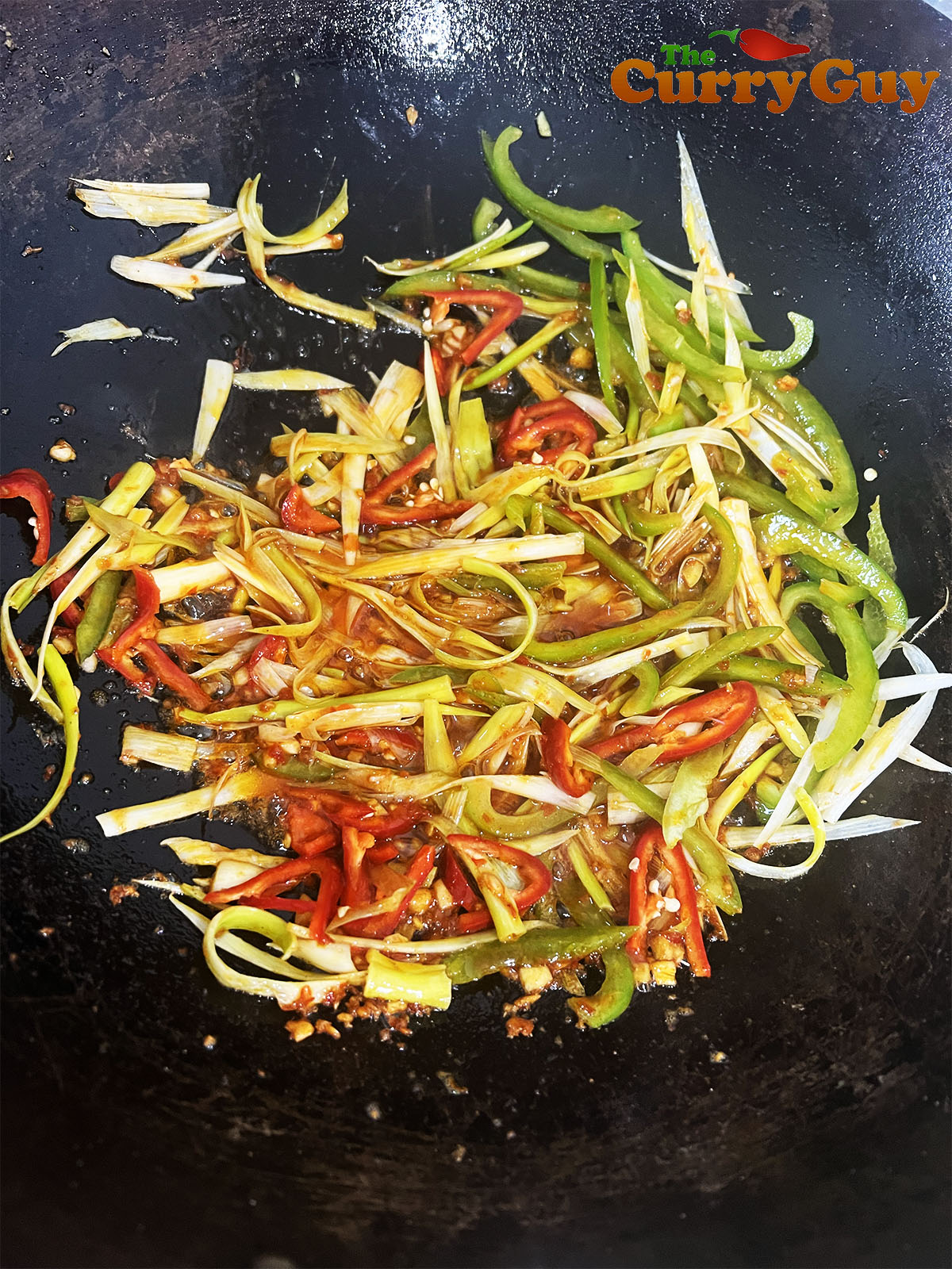 Spur chillies added.