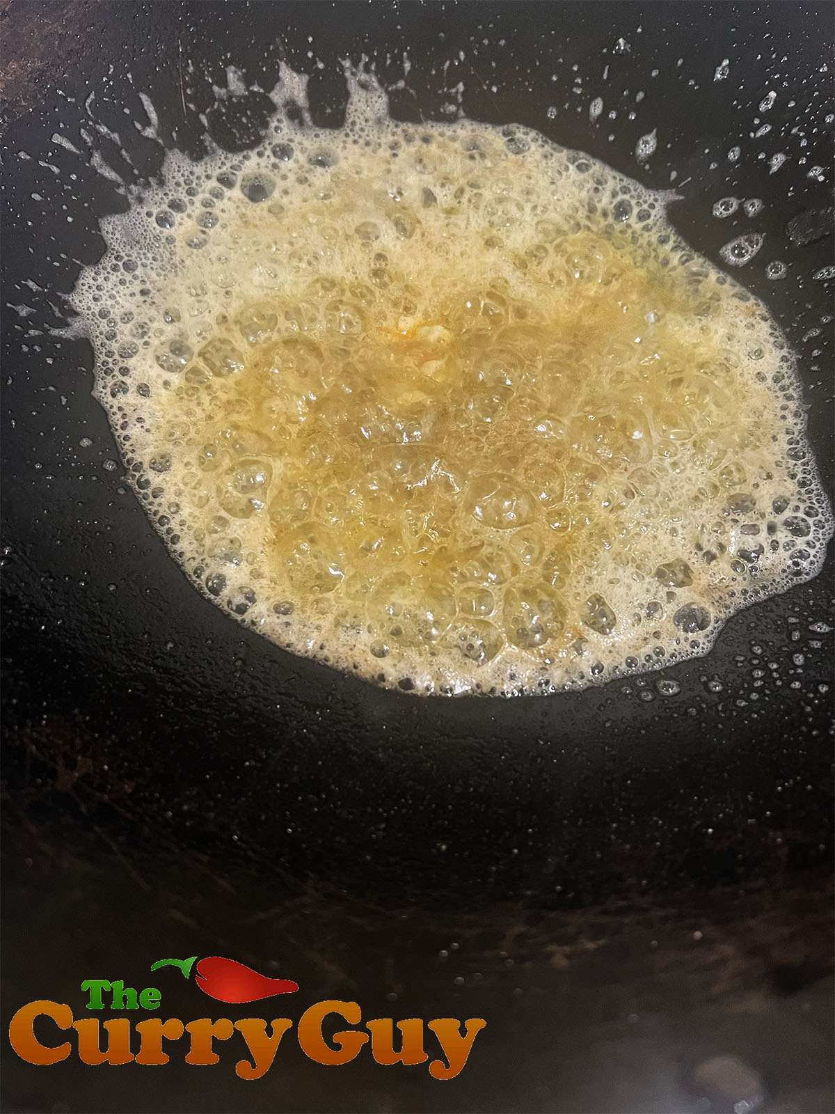 Garlic in the butter.