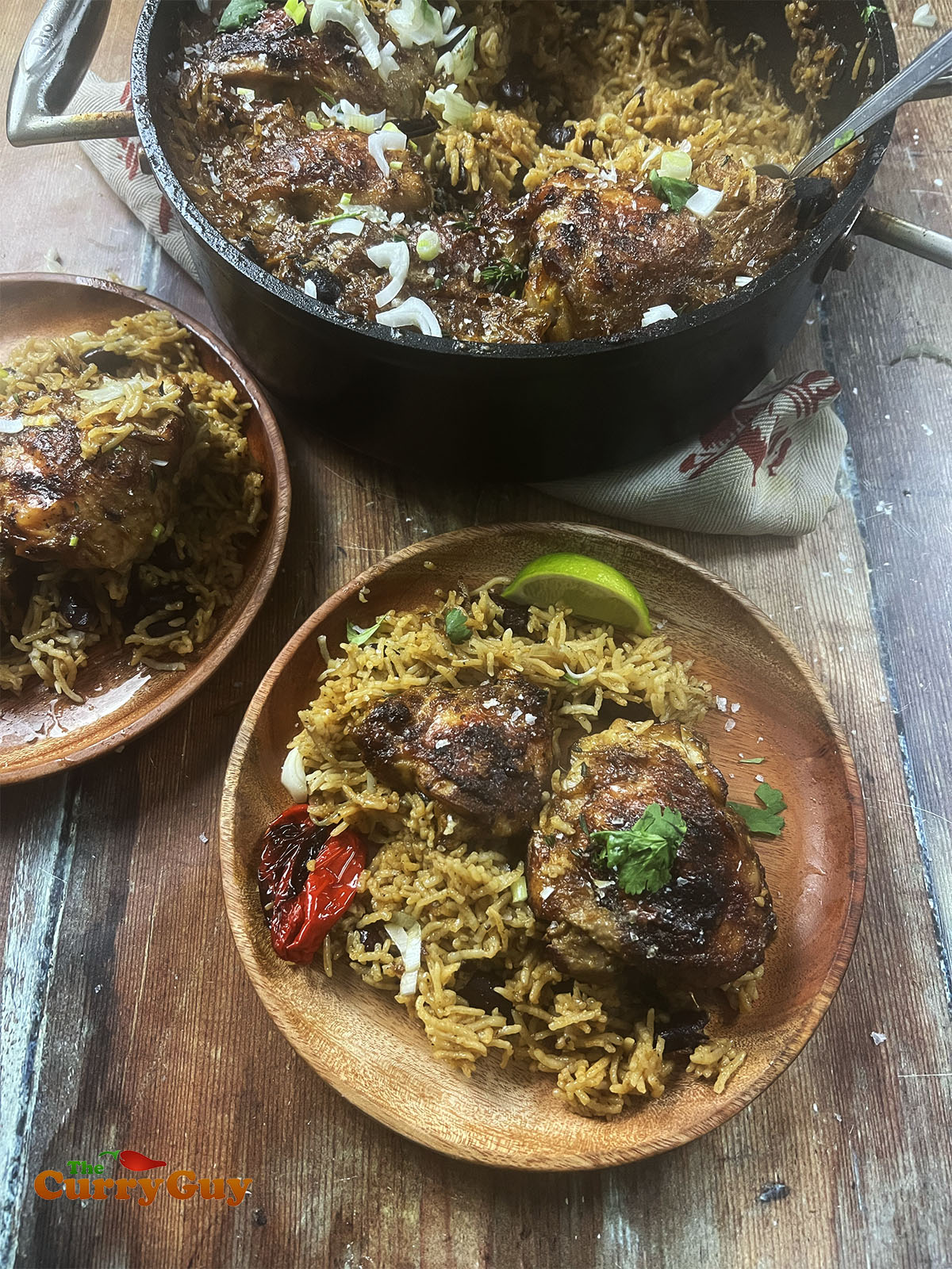 Finished chicken and rice