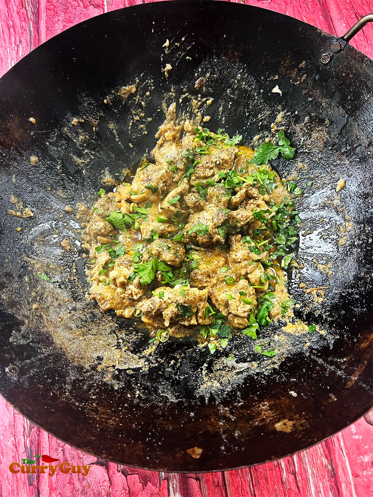 Black pepper chicken karahi