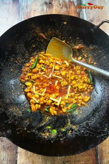 Chicken Keema Karahi