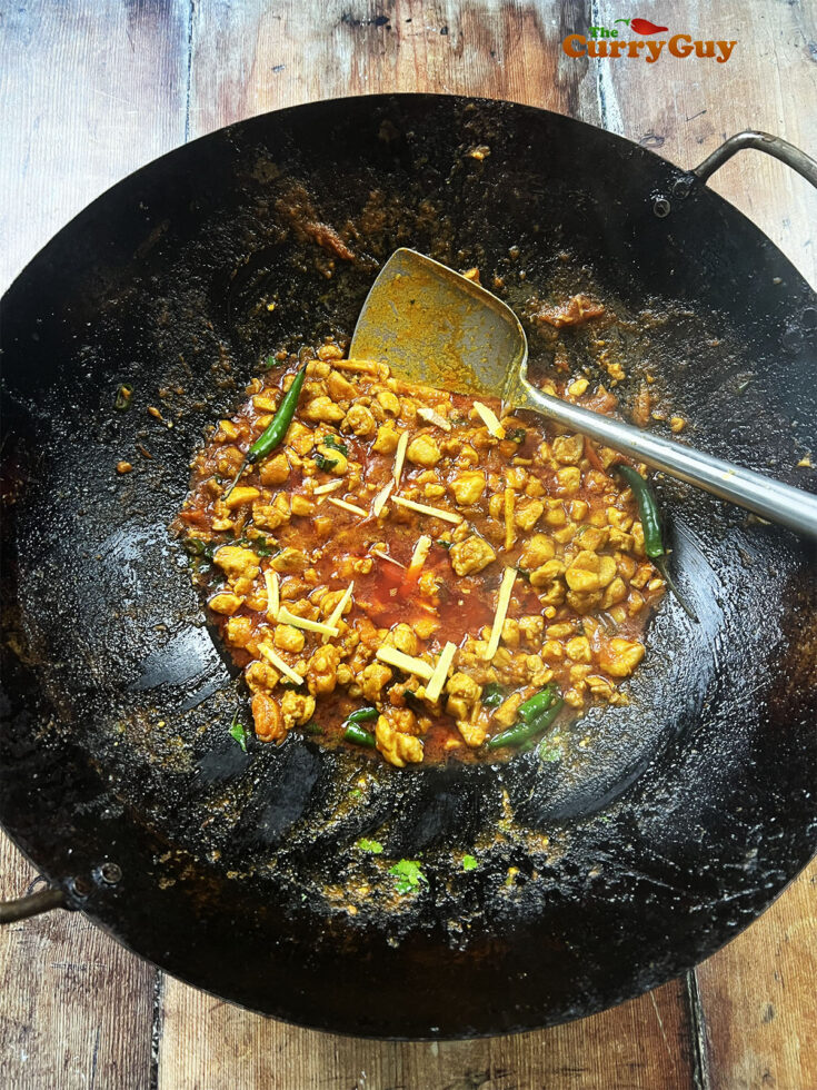 Chicken Keema Karahi
