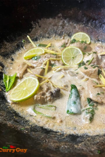 white chicken karahi