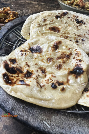 Finished chapati recipe