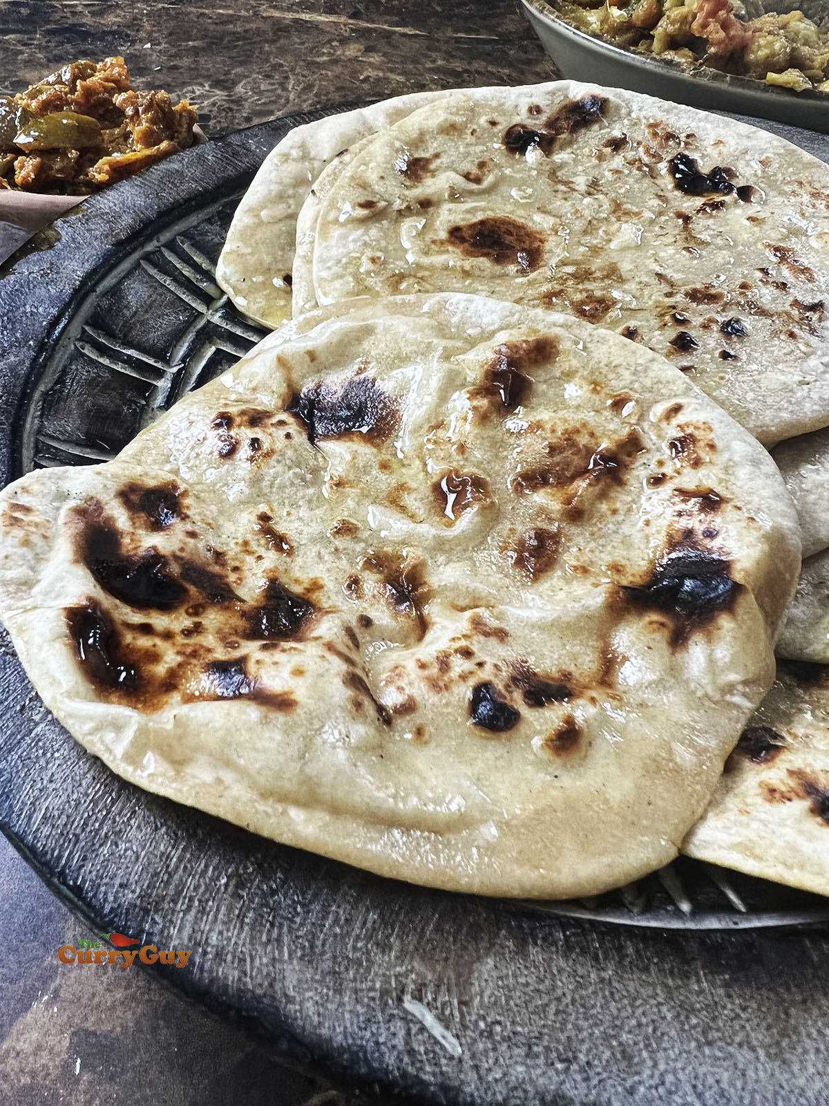 Finished chapati recipe