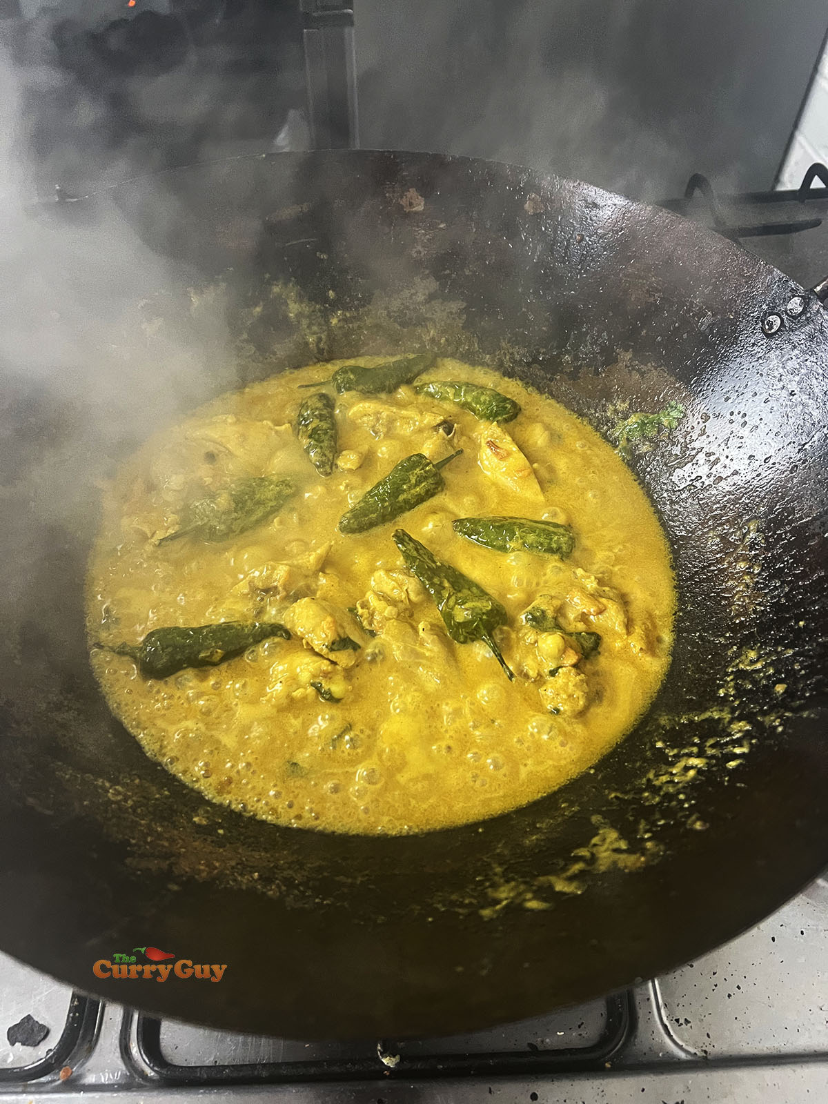 Finished chicken karahi