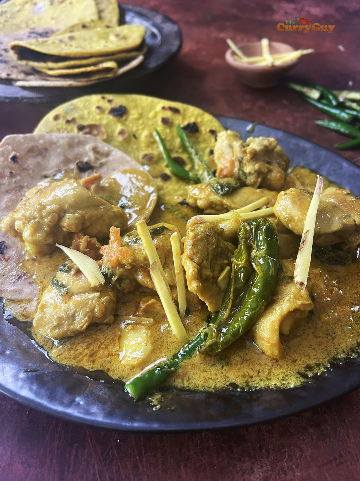Finished chicken karahi curry