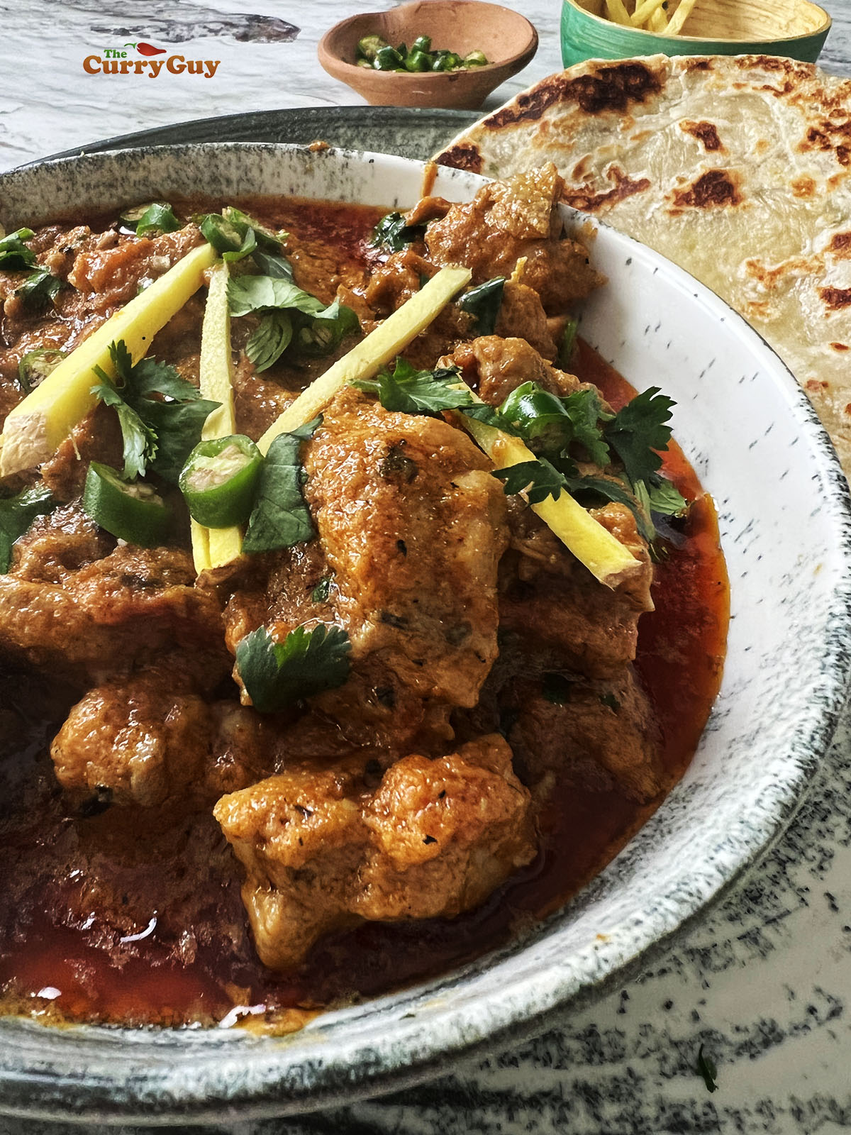 Finished butter chicken karahi