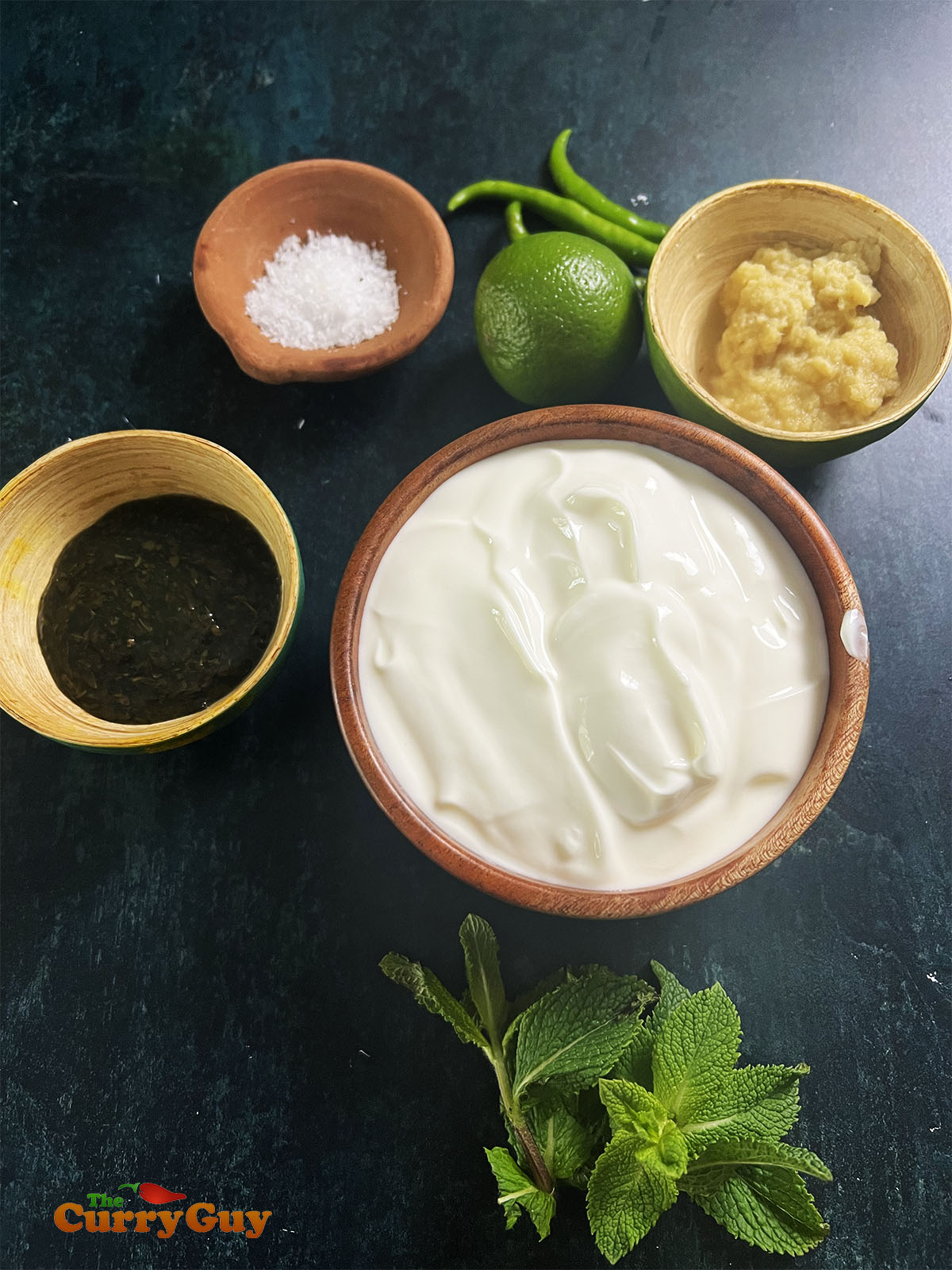 Ingredient for Indian mint sauce