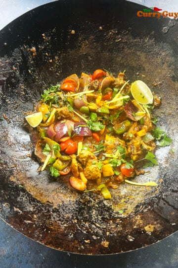 Chicken jalfrezi karahi