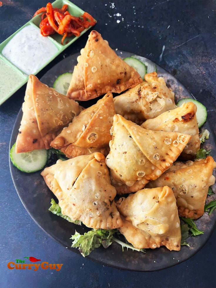 Chicken samosas