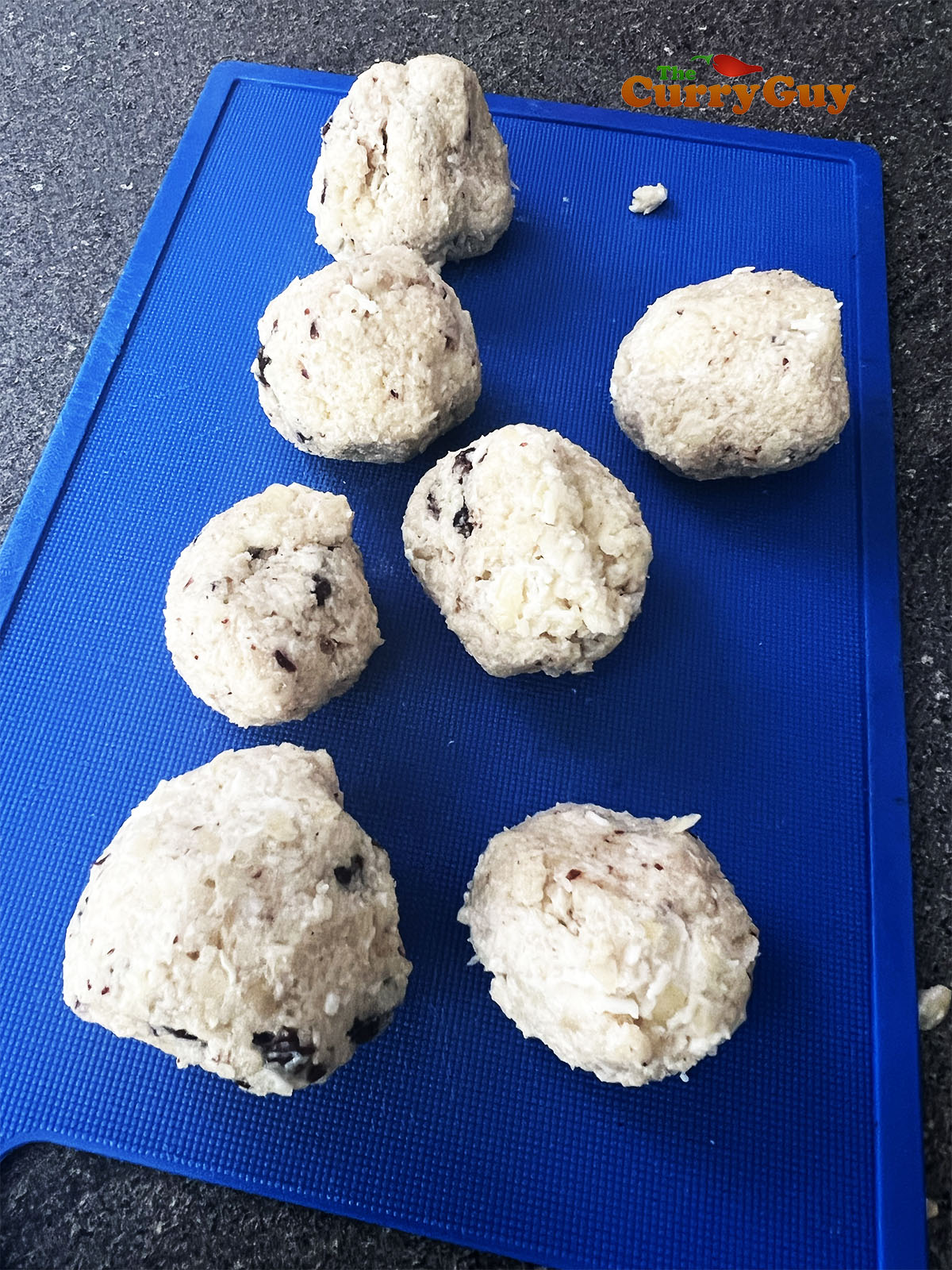 Peshwari paste balls.