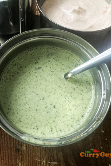 Mint and coriander chutney