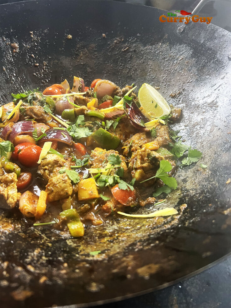 Chicken jalfrezi karahi