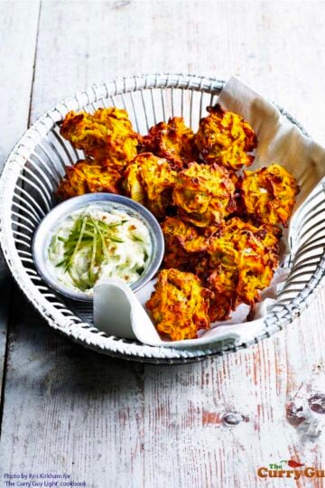baked onion bhajis
