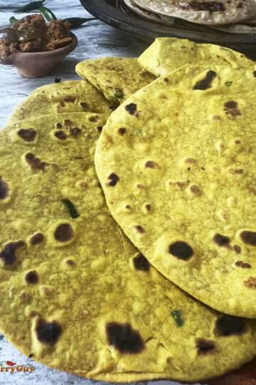 Spiced chapatis