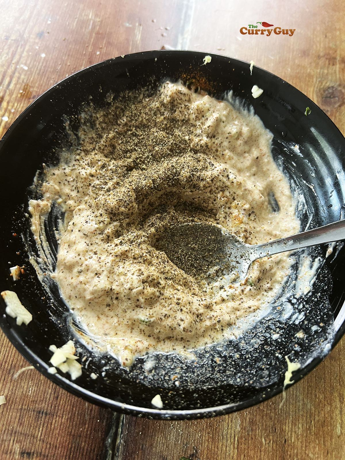 The prepared marinade