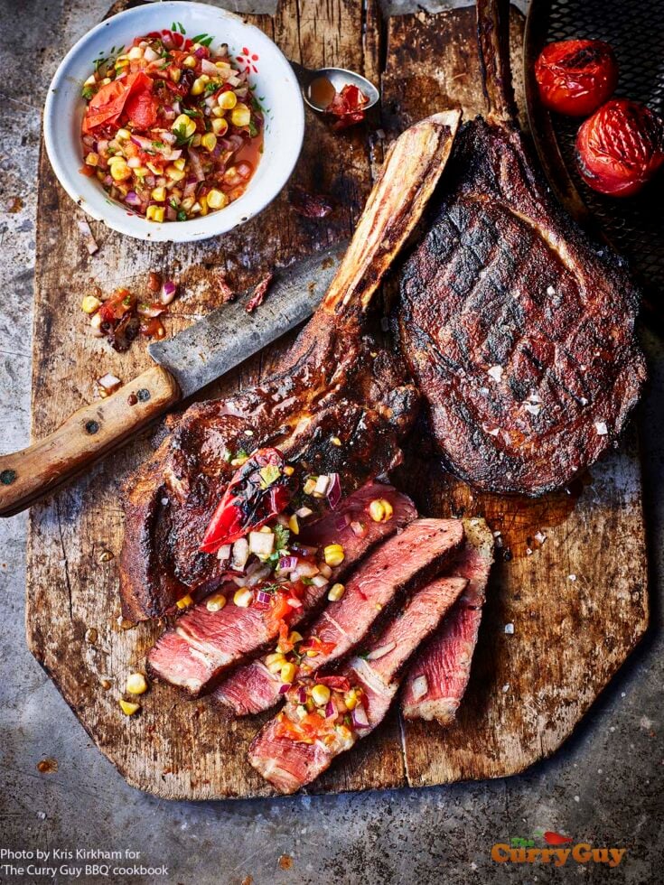 Reverse seared steak