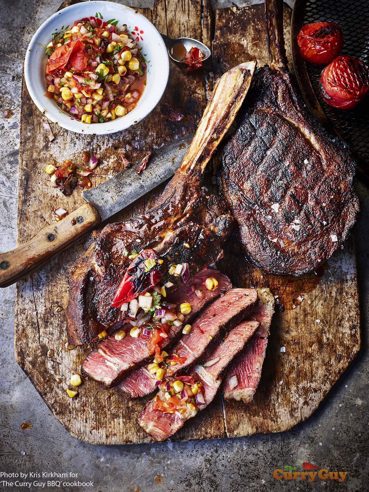 Reverse seared steak