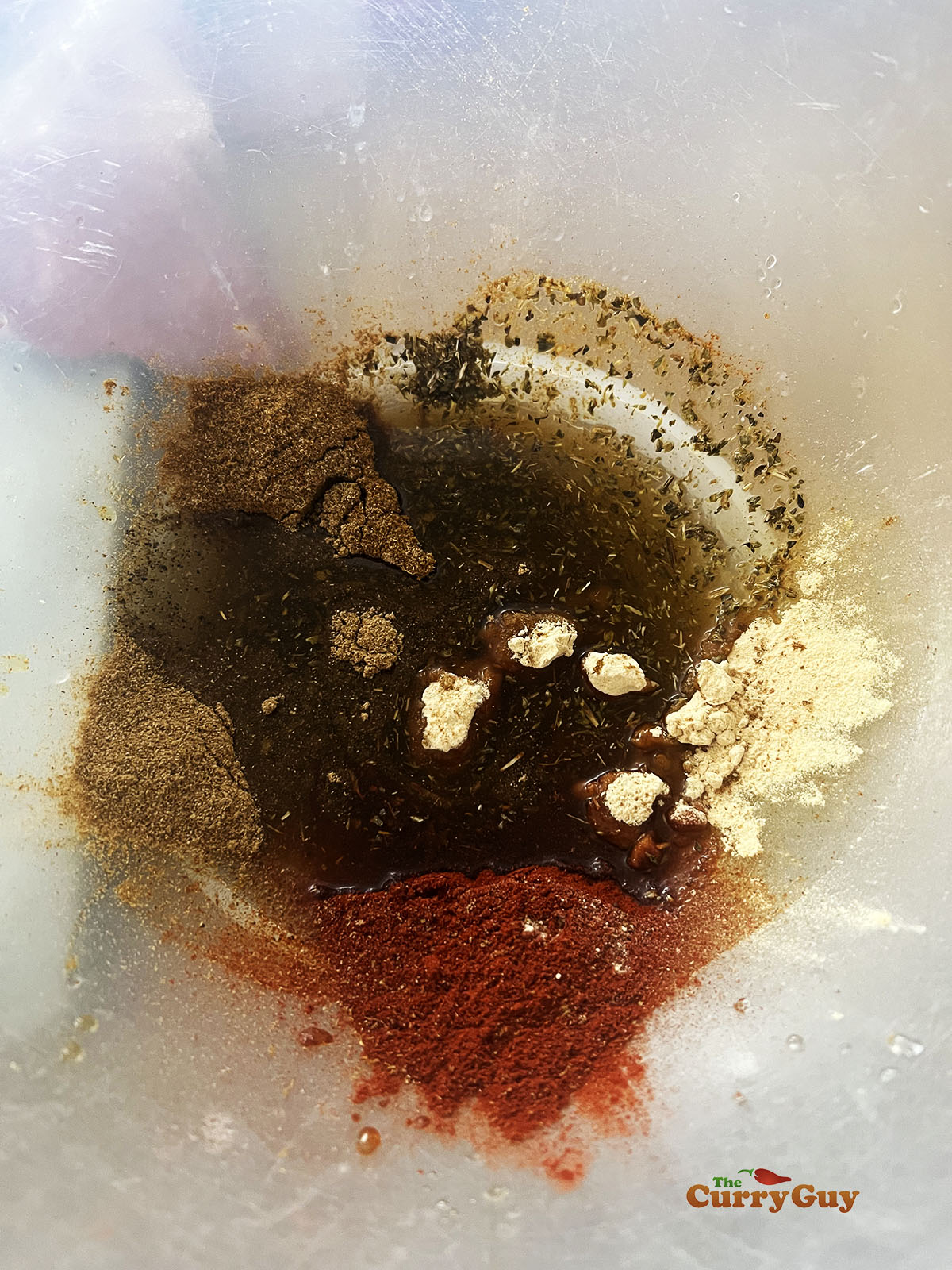 Preparing the marinade