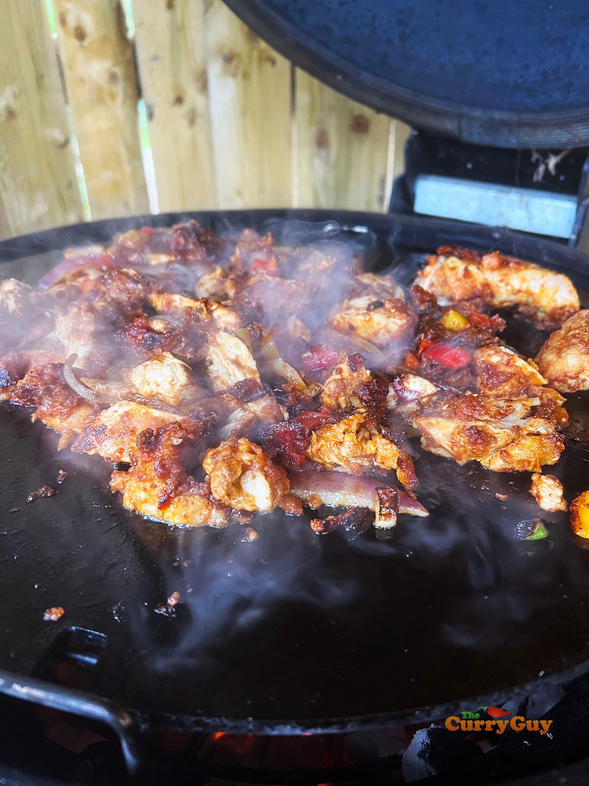 Finished chicken chaap