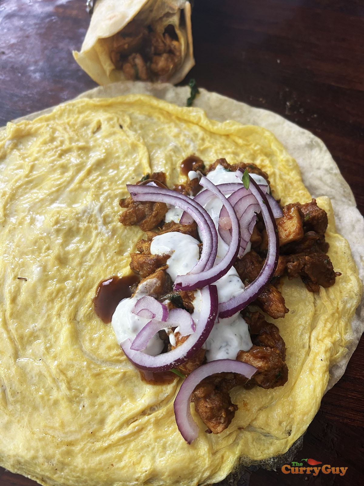 Building a chicken frankie