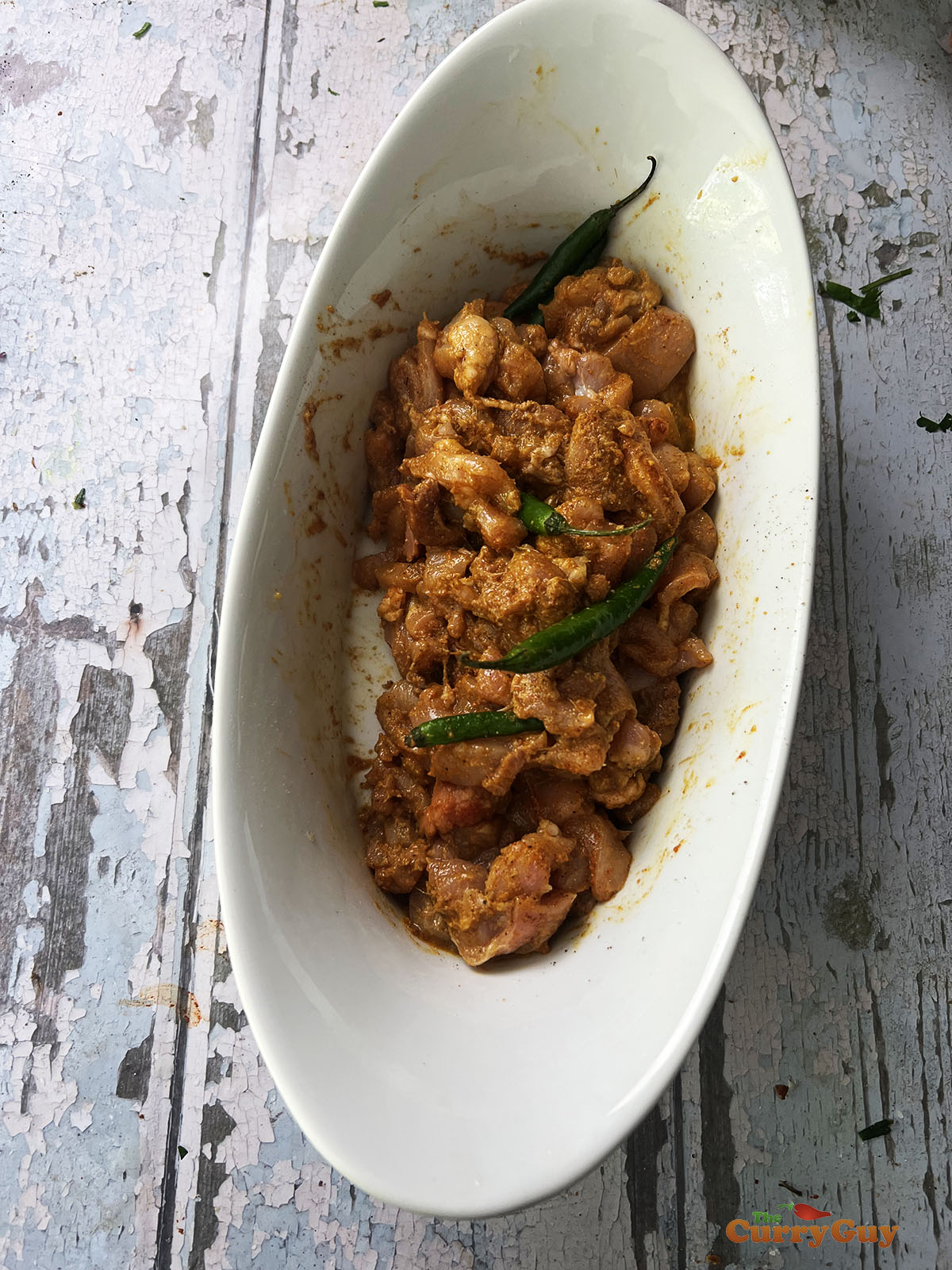 Chicken in the frankie marinade