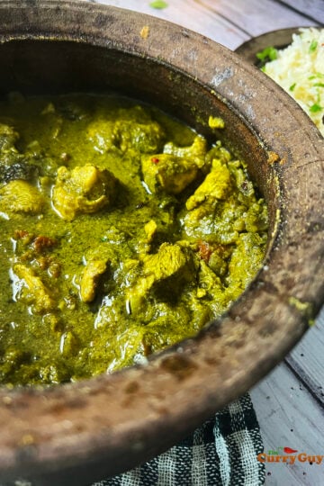 Green chilli chicken