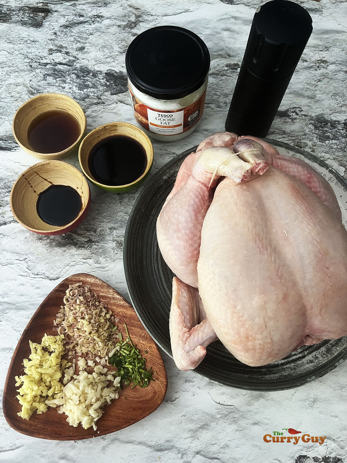 Ingredients for Vietnamese chicken