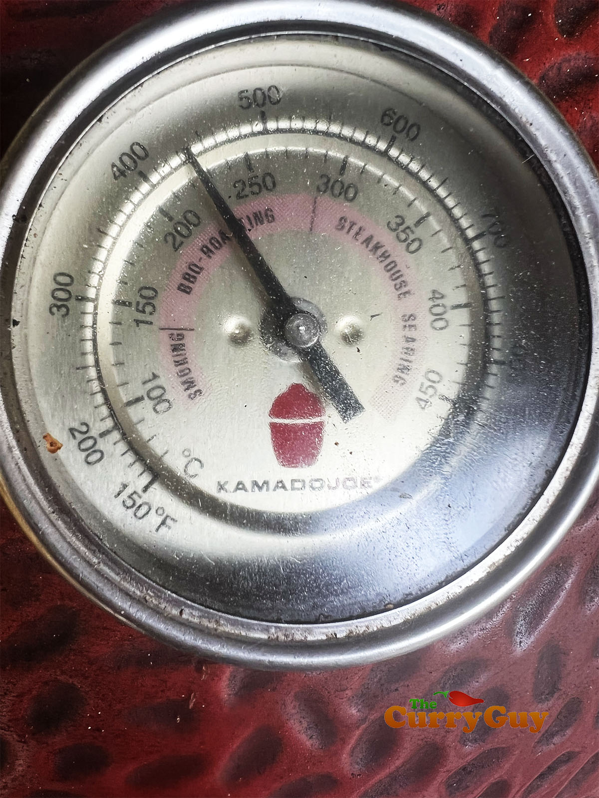 Heating the barbecue to the correct cooking heat.