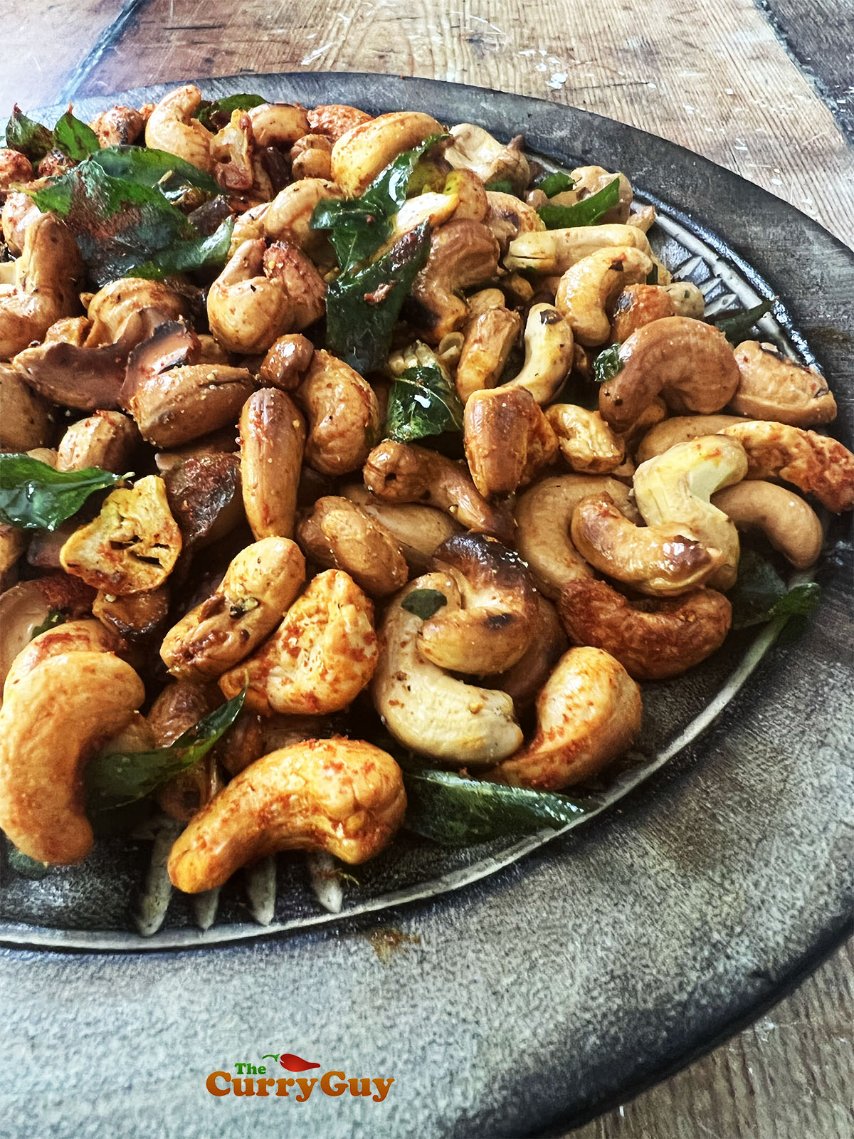 Finished Sri Lankan fried cashews