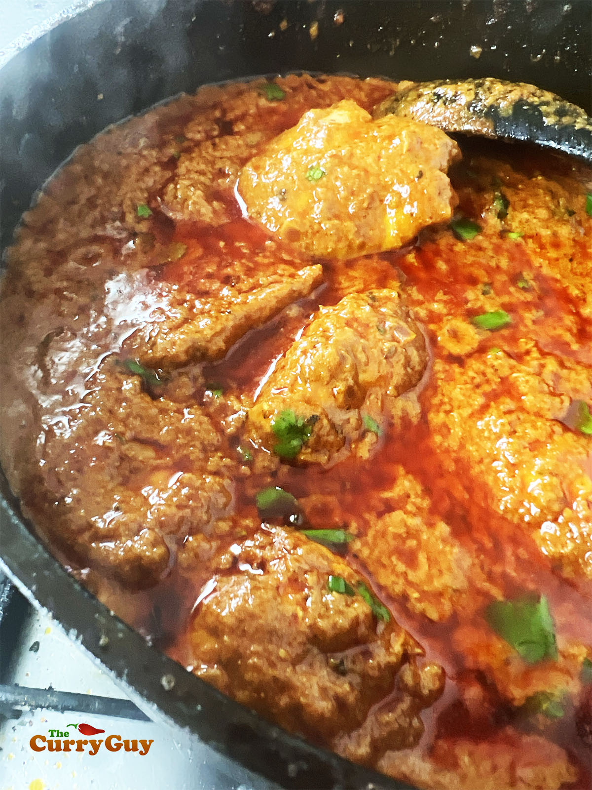 Chicken changezi ready to serve.