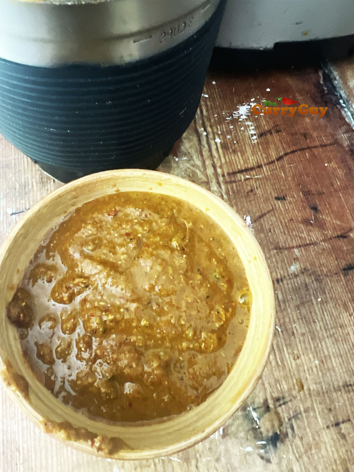 The blended marinade